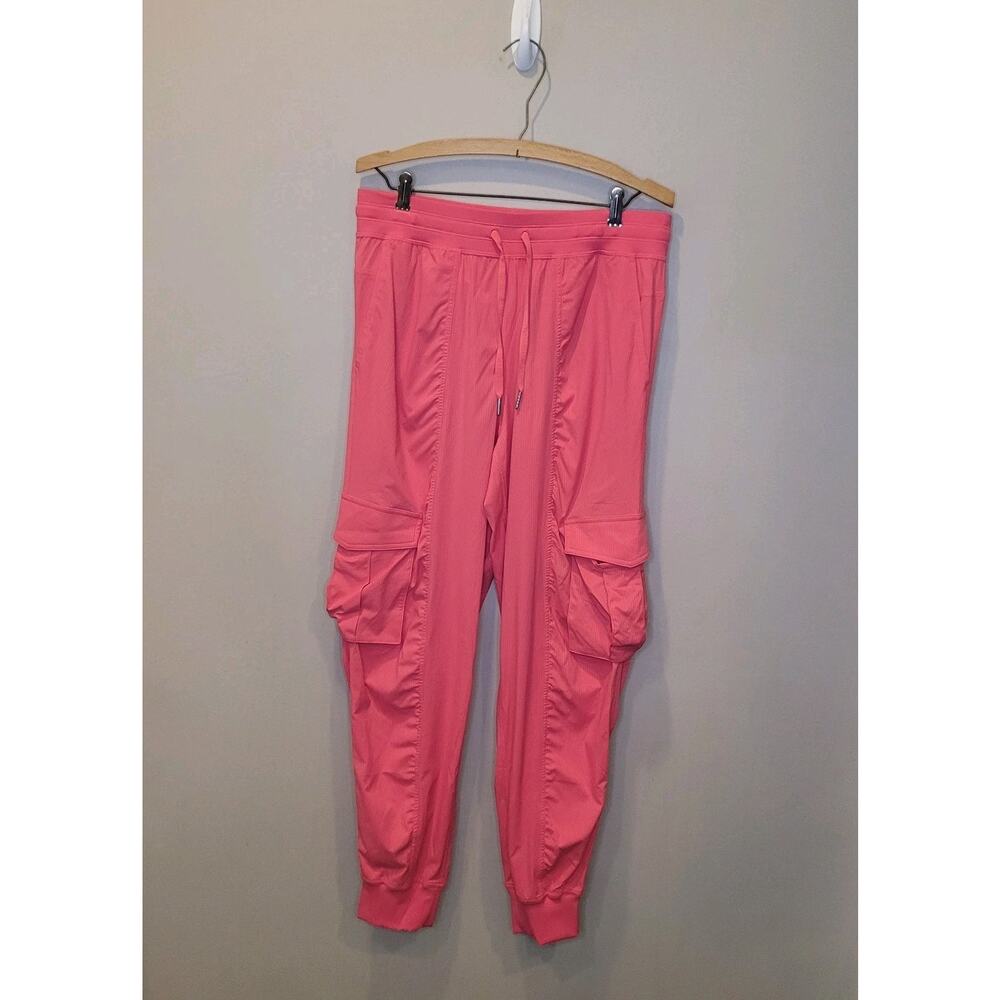 Lululemon Dance Studio Relxed Fit Pink Mid Rise Cargo Joggers Medium Athleisure - Picture 2 of 12